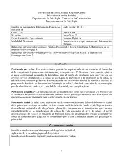 Identificaci&oacute;n Institucional