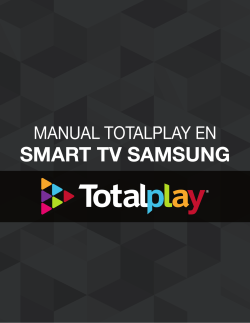 App Totalplay en Samsung Smart TV