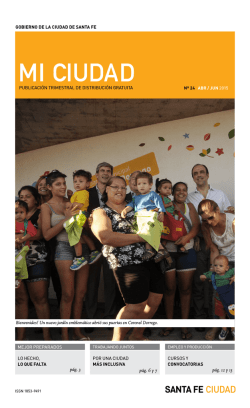 GOBIERNO DE LA CIUDAD DE SANTA FE N&ordm; 24 ABR / JUN 2015