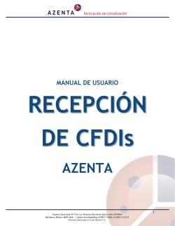 Recepción de CFDIs