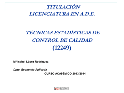 Introducci&oacute;n al Control de la Calidad - OCW-UV