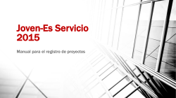 Joven-Es Servicio 2015 - joven
