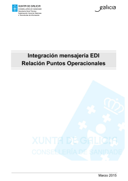 EDI - Estructura de Puntos Operacionales