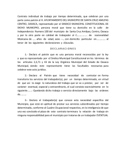 Contrato individual de trabajo por tiempo determinado, que