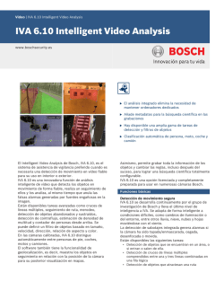 IVA 6.10 Intelligent Video Analysis