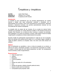 Jóvenes-Empáticos y simpáticos - Dirección General de Bibliotecas