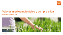 Global GfK survey Environmental values and ethical shopping