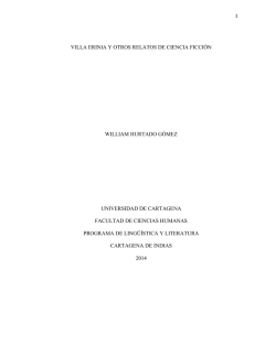 VILLA ERINIA Y OTROS RELATOS DE CIENCIA FICCIÓN