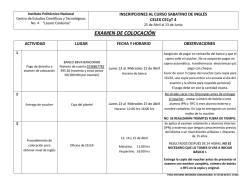 examen de colocaci&oacute;n - CECyT No.4 "L&aacute;zaro C&aacute;rdenas"