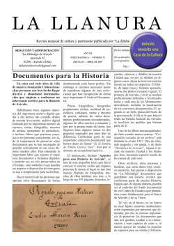 Documentos para la Historia