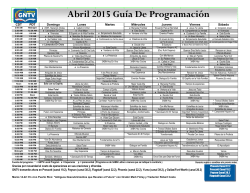 Abril 2015 Guía De Programación
