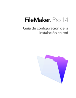 Gu&iacute;a de configuraci&oacute;n de la instalaci&oacute;n en red