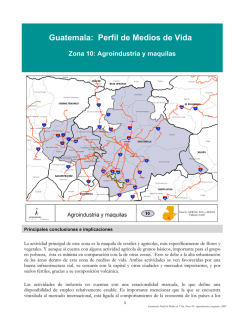 10 Agroindustria y maquilas