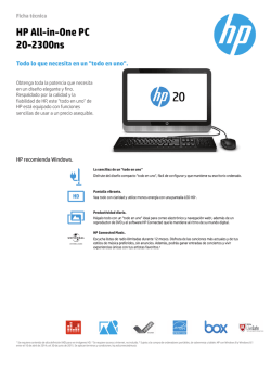HP All-in-One PC 20-2300ns