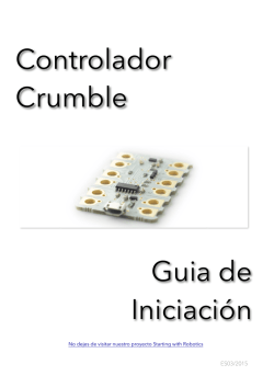 Gu&iacute;a de iniciaci&oacute;n del Controlador Crumble