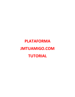 PLATAFORMA JMTUAMIGO.COM TUTORIAL