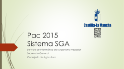 Pac 2015 Sistema SGA