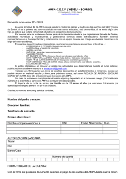 Hola a todos los padres y madres de alumnos/as del C