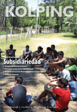 Subsidiariedad - Kolping Uruguay
