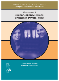 Elena Copons & Francisco Poyato