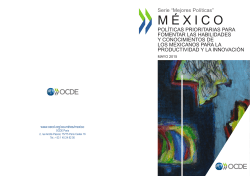 México: Políticas prioritarias para fomentar las habilidades y