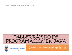 Interfaces de usuario graficas.