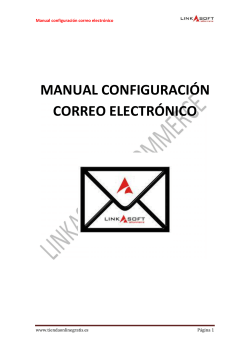 manual configuración correo electrónico