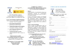 IALA World-Wide Academy Course to gain IALA Certification as