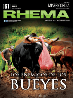 Los Enemigos De Los Bueyes - Ministerios Ebenezer Guatemala
