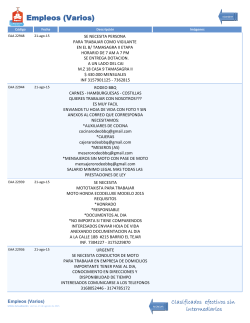 Empleos (Varios)