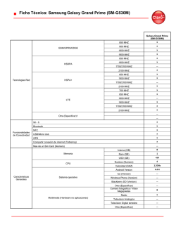 Ficha T&eacute;cnica: SamsungGalaxy Grand Prime (SM-G530M)