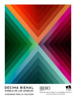 MUESTRA DE OCTUBRE 15 A DICIEMBRE 5 DE 2015 www
