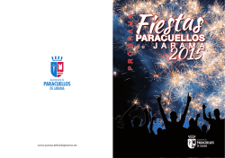 Fiestas de Paracuellos - Ayuntamiento de Paracuellos de Jarama