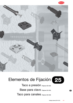 BASE PARA CLAVO 25 - U63X COLOR NEGRO