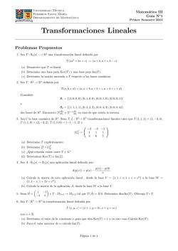 Guia 01 - Transformaciones lineales