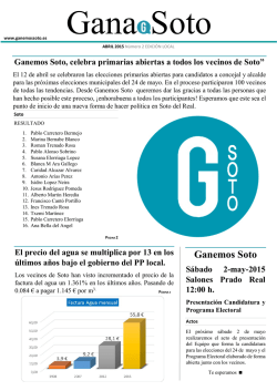 2015 02 Ganemos Soto Boletín nº 2
