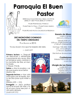 PARROQUIA EL BUEN PASTOR