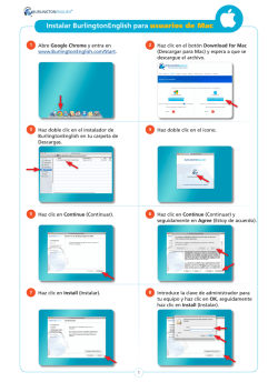 Instalar BurlingtonEnglish para usuarios de Mac