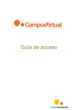 Guía de acceso - Campus Virtual