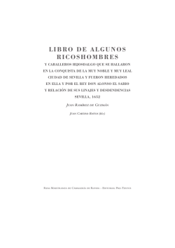LIBRO DE ALGUNOS RICOSHOMBRES