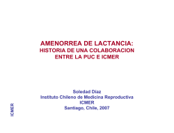 AMENORREA DE LACTANCIA: