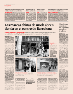 Las marcas chinas de moda abren tienda en el centro de