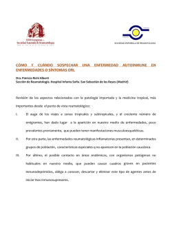 Dra. Patricia Richi Alberti - Sociedad Espa&ntilde;ola de Reumatolog&iacute;a