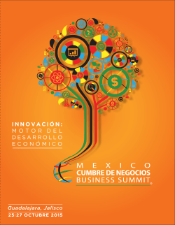 Folder Cumbre 2015 Esp 1 - México Cumbre de Negocios