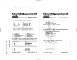 The verbs ser and estar (continued)