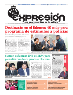Edicion Impresa 991 - Punto de Expresi&oacute;n