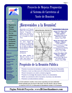 Handout for 4th Public Meeting