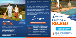 Brochure Centros de Recreo