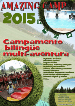 Gu&iacute;a padres - amazing camp