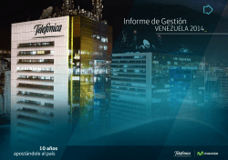 Informe de Gestión